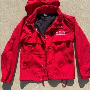 North Carolina State Wolfpack Small Red Ouray Sportswear Jacket with Hood Small